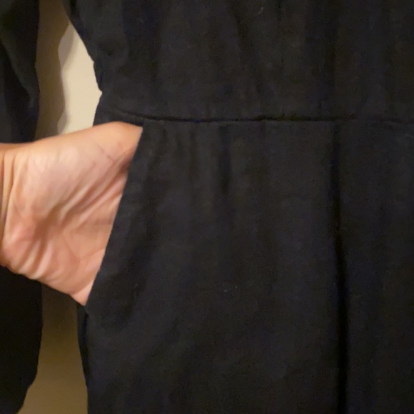 Old Navy long sleeve, wrap front, Linen blend jumpsuit - Picture 5 of 7